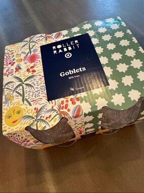 Roller Rabbit x Target Patterned Acrylic Goblets, Set of 4